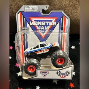 Monster Jam Limited Edition United States Hot Rod Association Exclusive Truck!